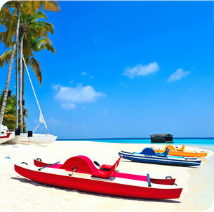 Maldives white beach