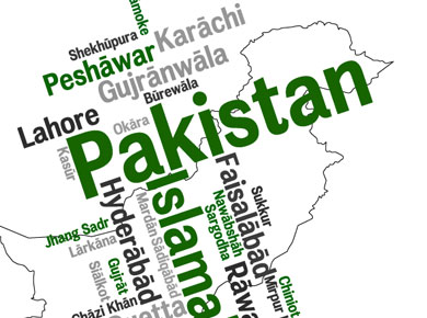 Pakistan map