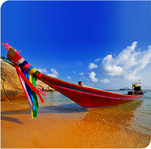 a traditional dhow in Tanzania
