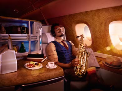 Emirates Airways Business Class 