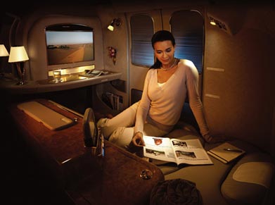 Emirates Airways First Class 